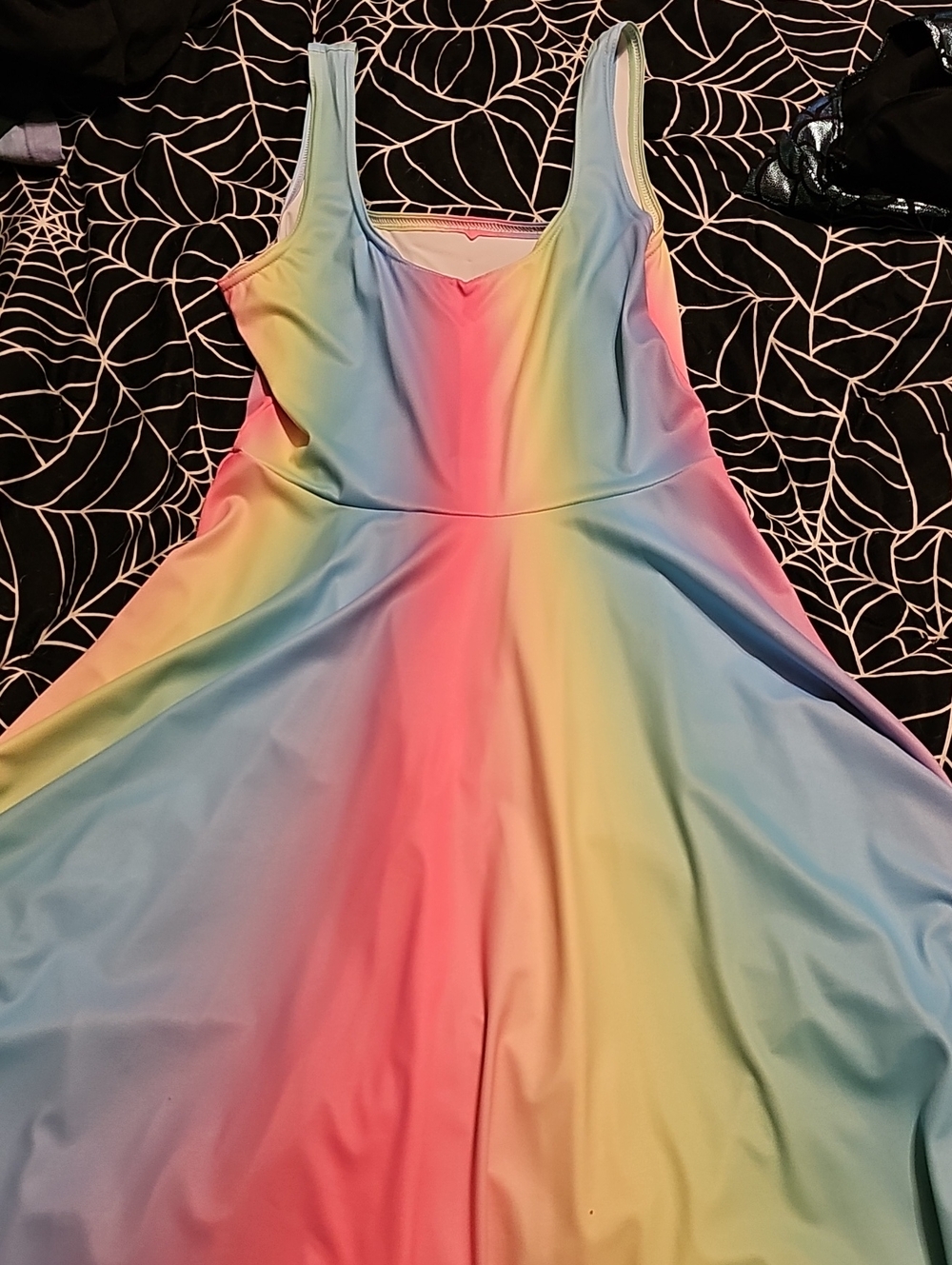 M Blackmilk Rainbow Midi Dress With Pockets!